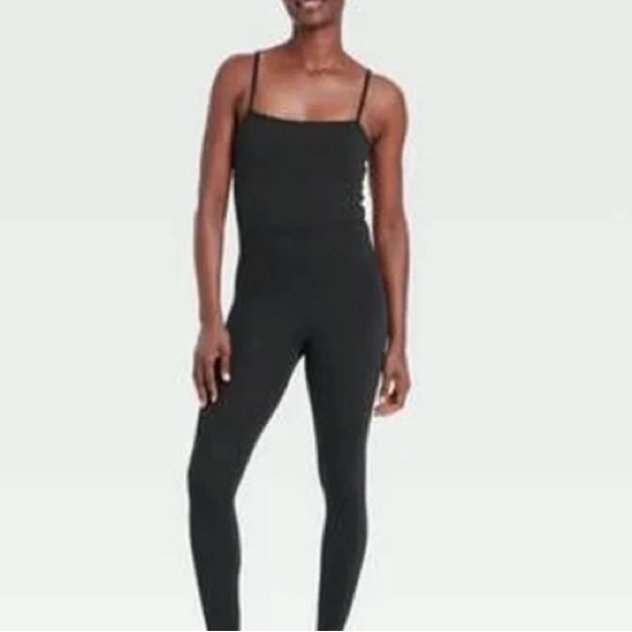 Women's Everyday Soft Active Bodysuit All In Motion Black - Picture 1 of 6